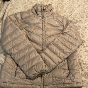 North face Down puffer jacket Silver size L